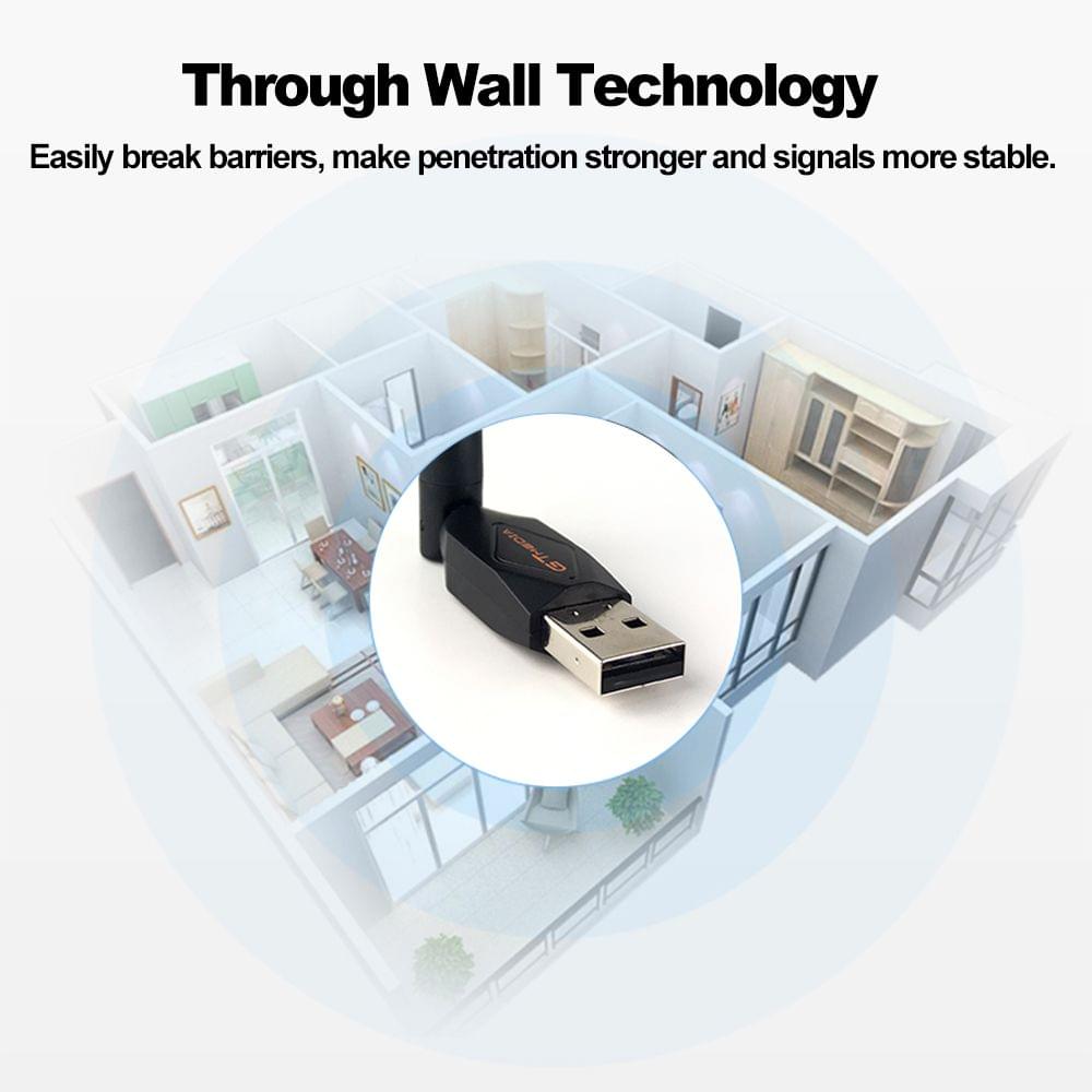 GTMEDIA 150Mbps USB WiFi Dongle USB2.0 Wireless Network WiFi