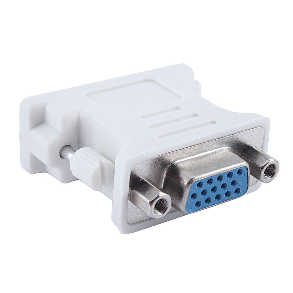 DVI-I 24+5 Pin DVI Male to VGA Female Video Converter HD