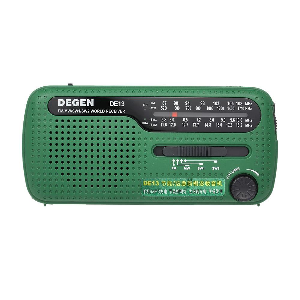 DEGEN DE13 FM Radio FM MW SW World Bank Receiver Flashlight