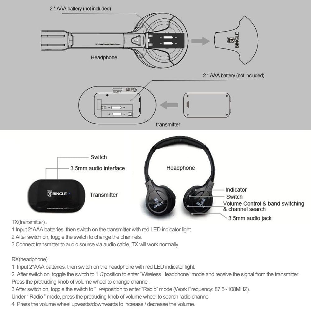 B616 Multifunction Wireless Stereo Headphones On Ear