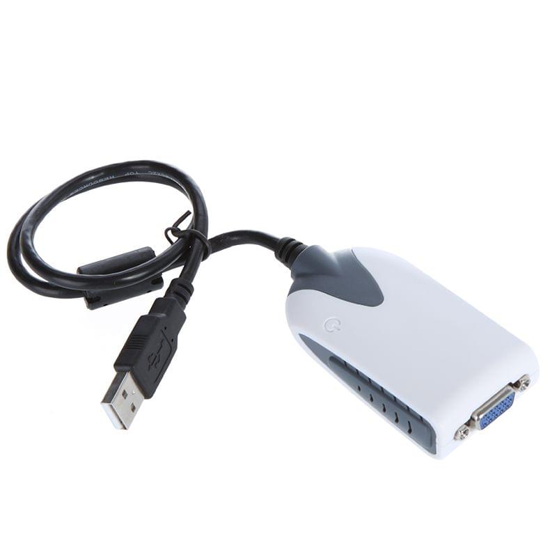 USB 2.0 to VGA Display Adapter Converter Extra Monitor Multi