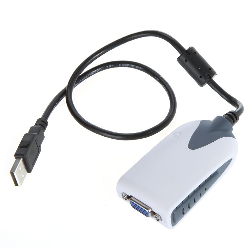USB 2.0 to VGA Display Adapter Converter Extra Monitor Multi