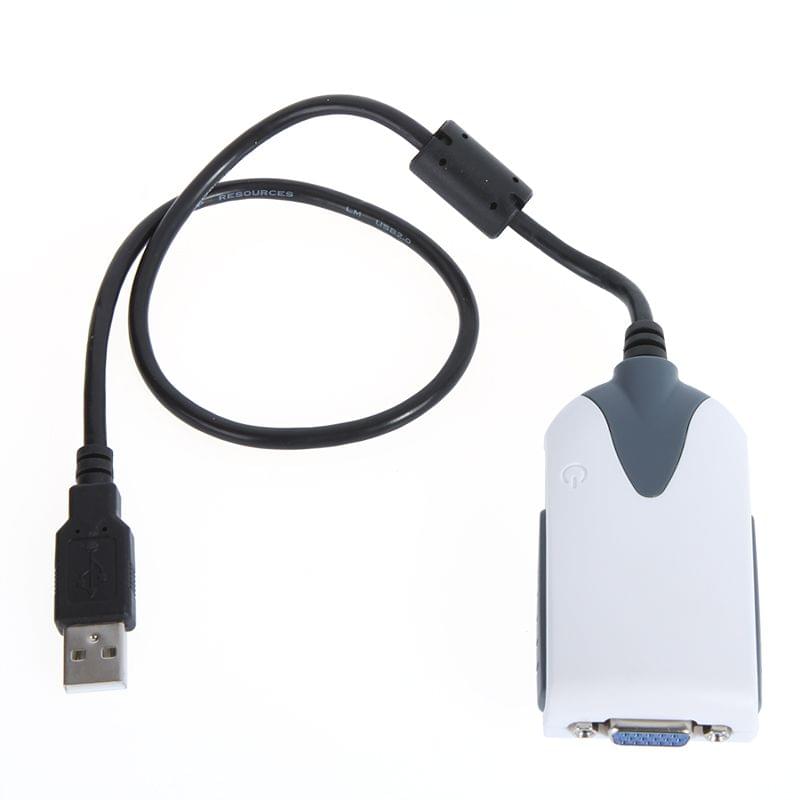 USB 2.0 to VGA Display Adapter Converter Extra Monitor Multi