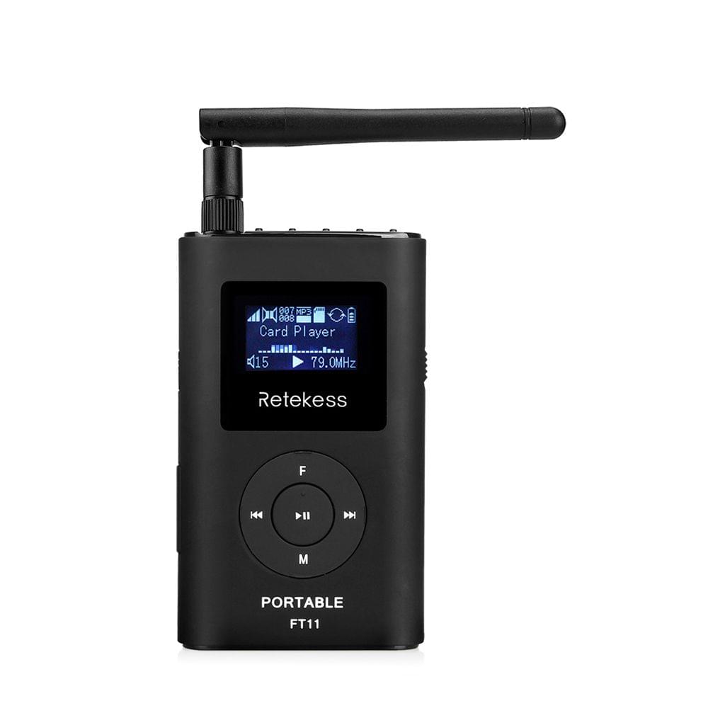 Retekess FT11 Handheld FM Transmitter MP3 Broadcast Radio