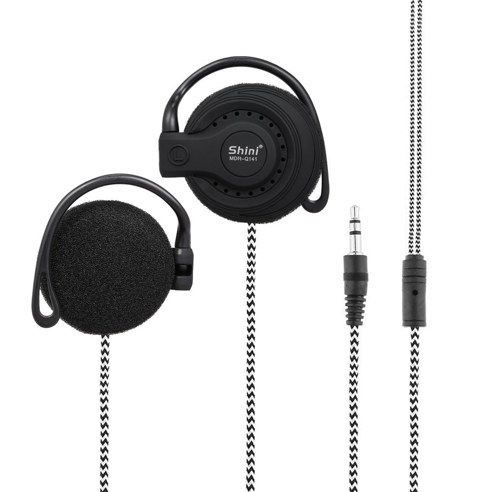 3.5mm Wired Gaming Headset On-Ear Sports Headphones Ear-hook