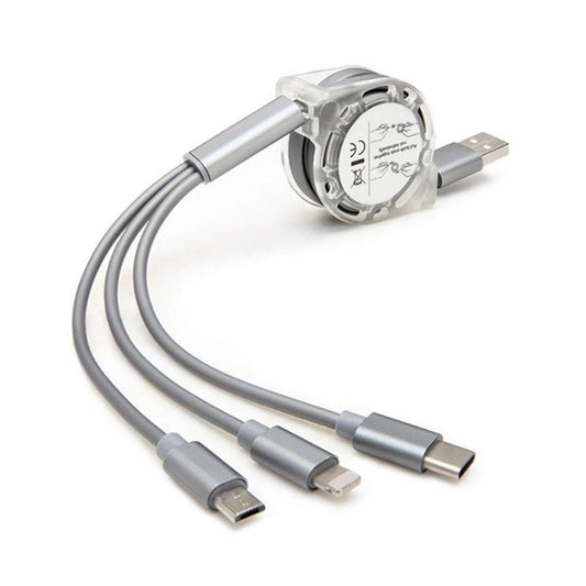 3in1 USB Charging Cable for iPhone X/8/7/6s/5s for Samsung
