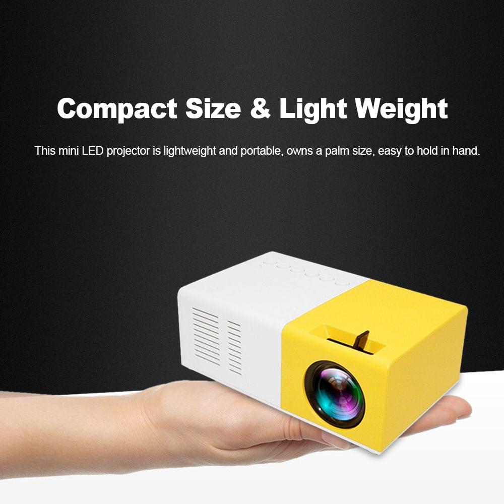 Mini Pocket LED Projector Portable LCD Projector 400 Lumens