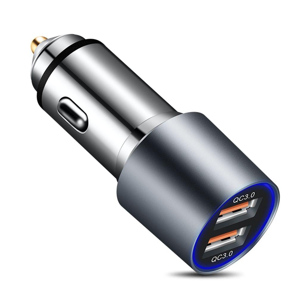 Quick Charge Car Charger with Dual USB Ports QC3.0 Fast - Type 1