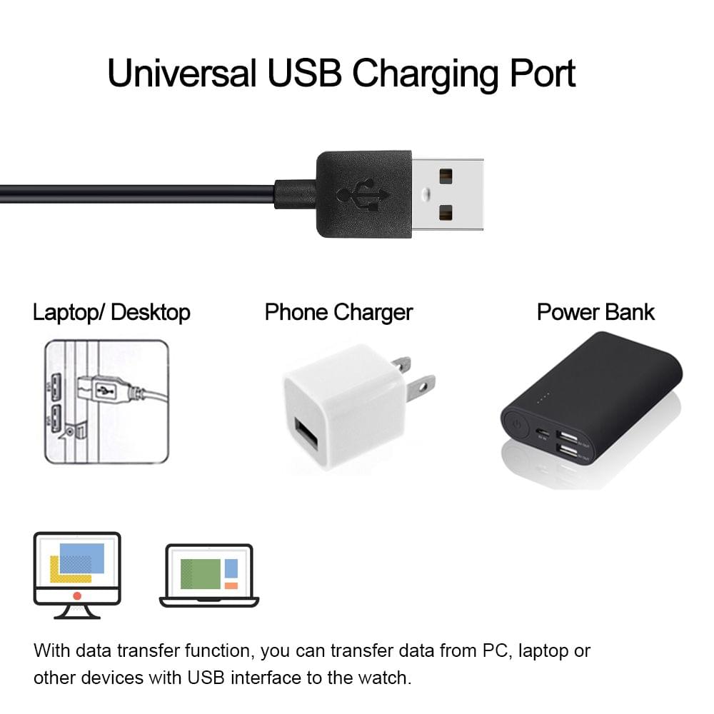 Smart Watch Charging Cable Data Transfer Cable for TomTom