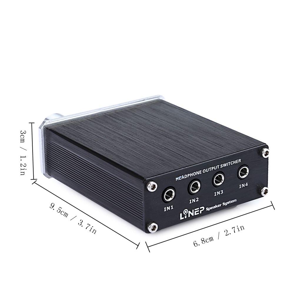 A985 Digital Audio Signal Switch 4 Input 4 Output Earphone