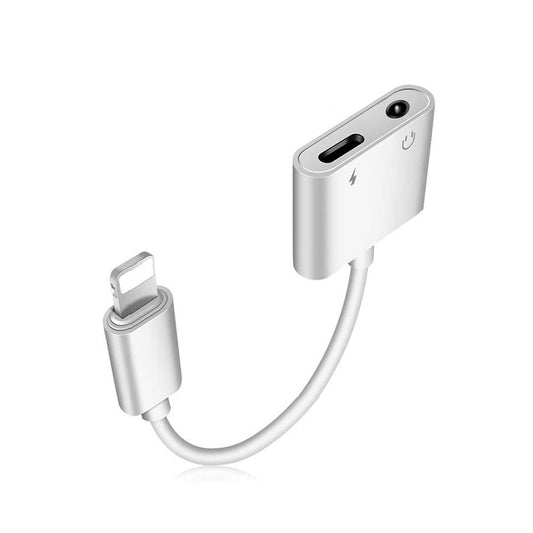 Adapter for I-Phone 7 for Dual Audio Converter for I-Phone 8 - Round port audio adapter