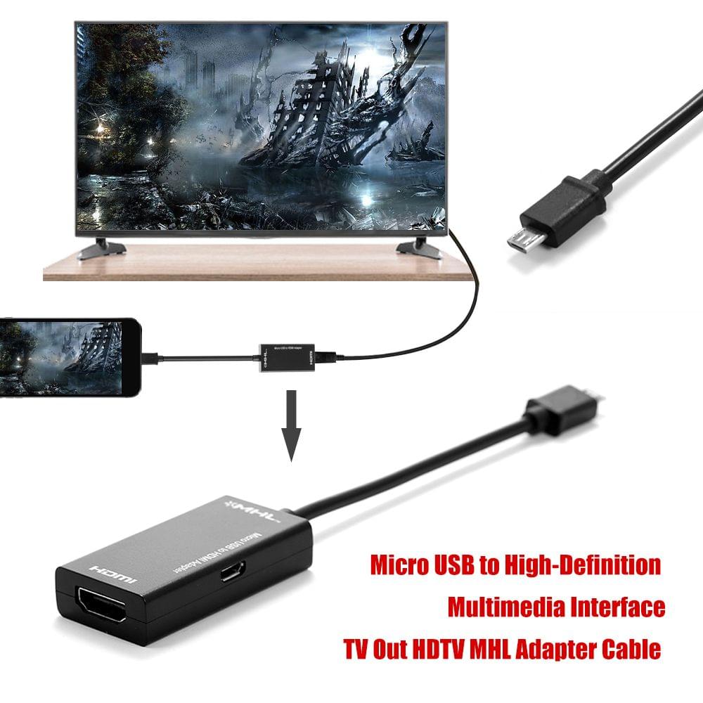 Micro USB to High-Definition Multimedia Interface TV Mobile