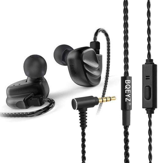 Uniqkart KC2 Wired In-ear Headphones DIY Earphones 2BA+2DD - with Mic