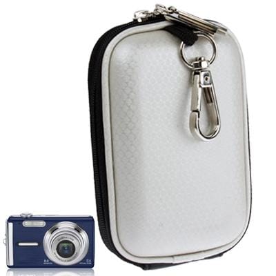 Universal Mini Digital Leather Camera Bag, Size: 120 x 80 x 35mm (Silver)