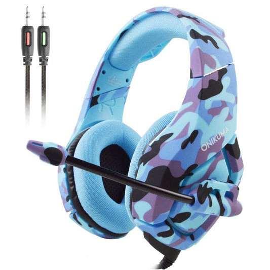 K1-B 3.5mm Gaming Headset Over Ear Headphones with