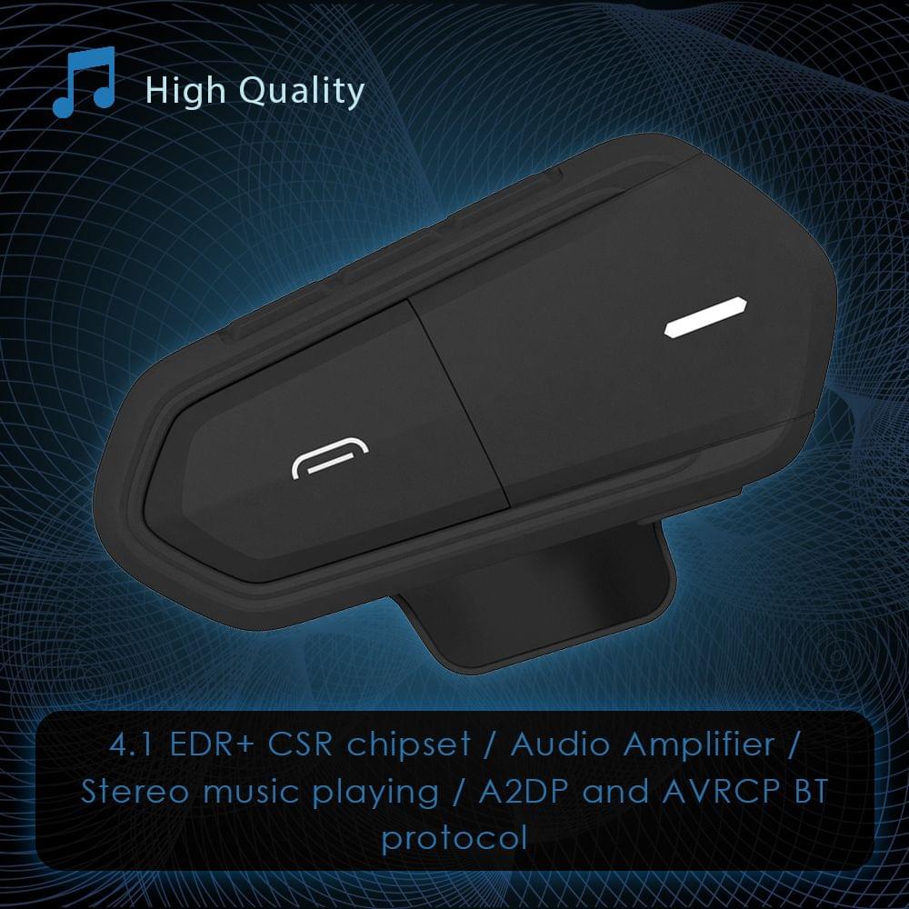 B35 Bluetooth 4.1+EDR Motorcycle Helmet Headsets Waterproof