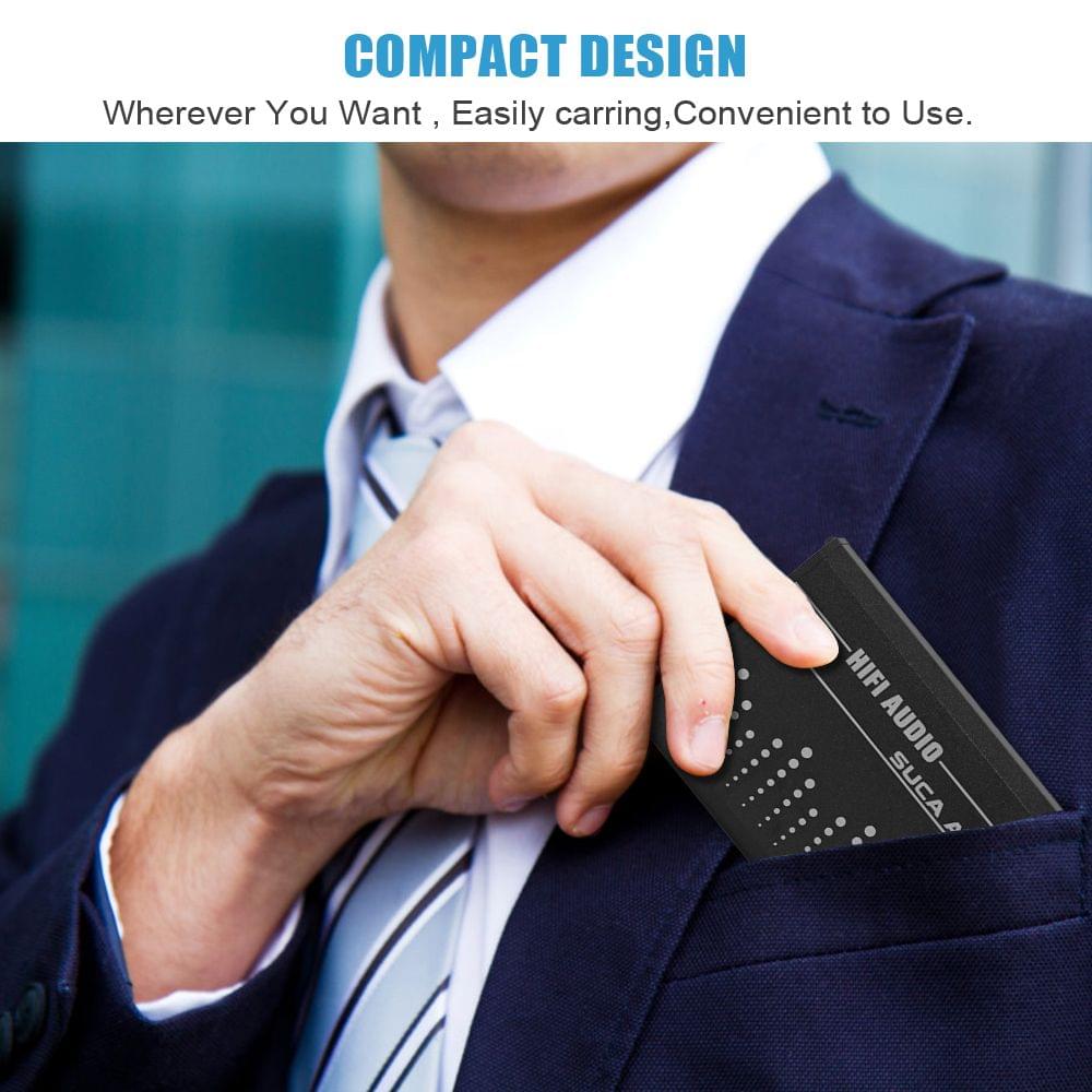 Aluminum Portable Headset Amplifier HiFi Audio Headphone