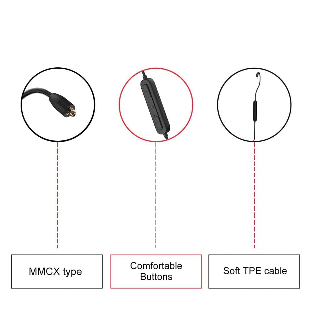 Z3 Bluetooth 5.0 MMCX Replacement Headphones Cable - MMCX