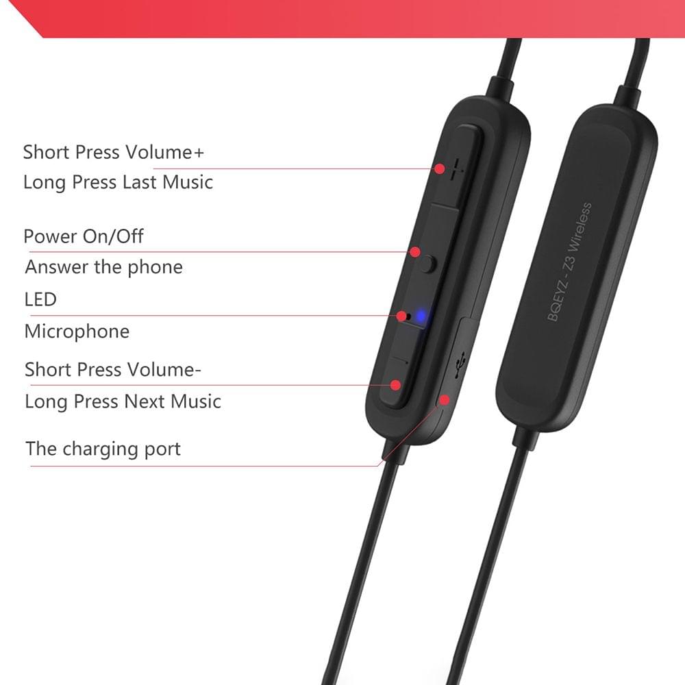 Z3 Bluetooth 5.0 MMCX Replacement Headphones Cable - MMCX