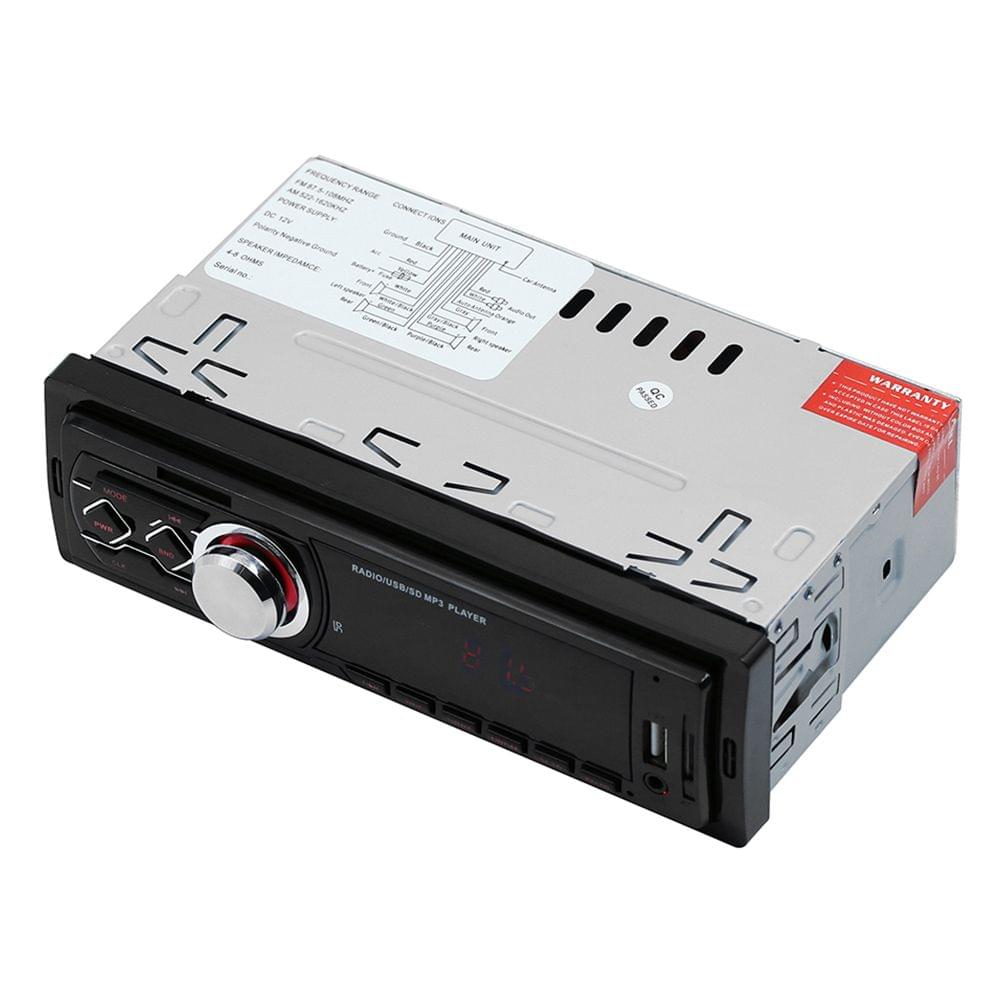 1788E 12V Universal Car MP3 Music Player FM Radio AUX IN TF