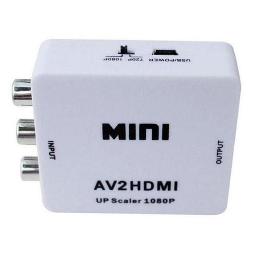 AV to HDMI Scalar Converter Video Composite Adapter Box Mini