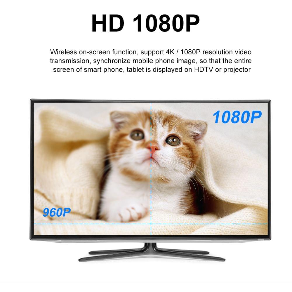 EZCast Band1 2.4G/5G WiFi Display Receiver HD Screen