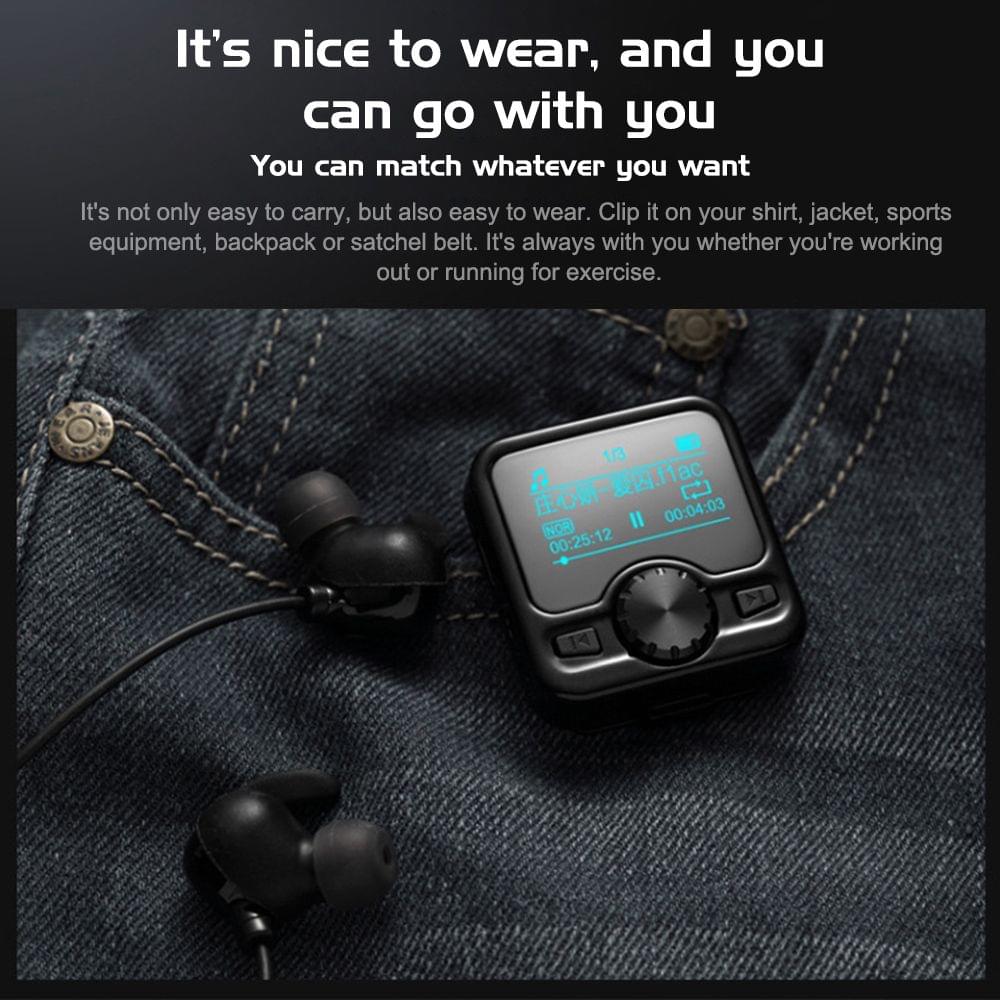 JNN M9 MP3 Player Portable Digital Music Player FM Radio - 32G