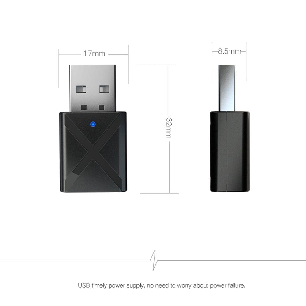 KN320 Audio Adapter USB BT 2 in 1 Trans-mitter/Receiver