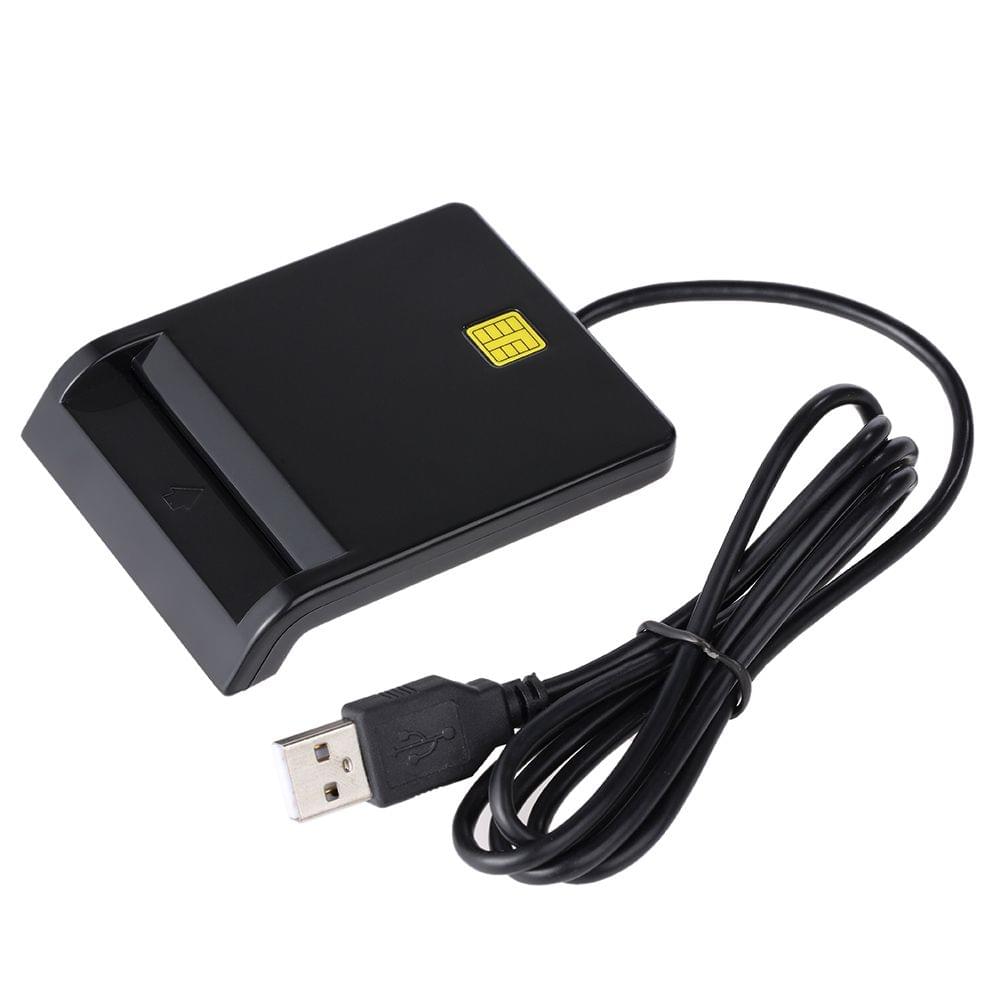 USB 2.0 Smart Card Reader Smart IC Card Reader For Bank Card