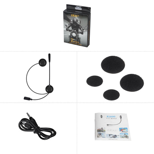 Uniqkart E200 Bluetooth Motorcycle Helmet Wireless Headset