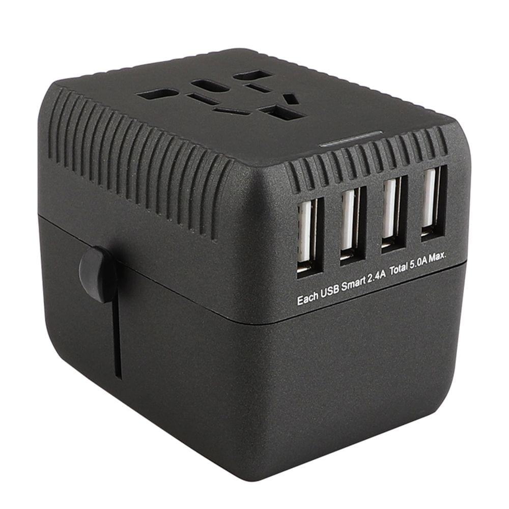 Universal Travel Adapter Worldwide All in One Phone Wall - 4USB