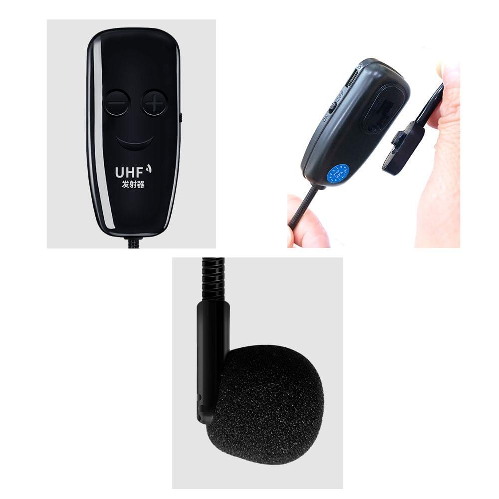 Head-mounted UHF Wireless Microphone One Drag Two