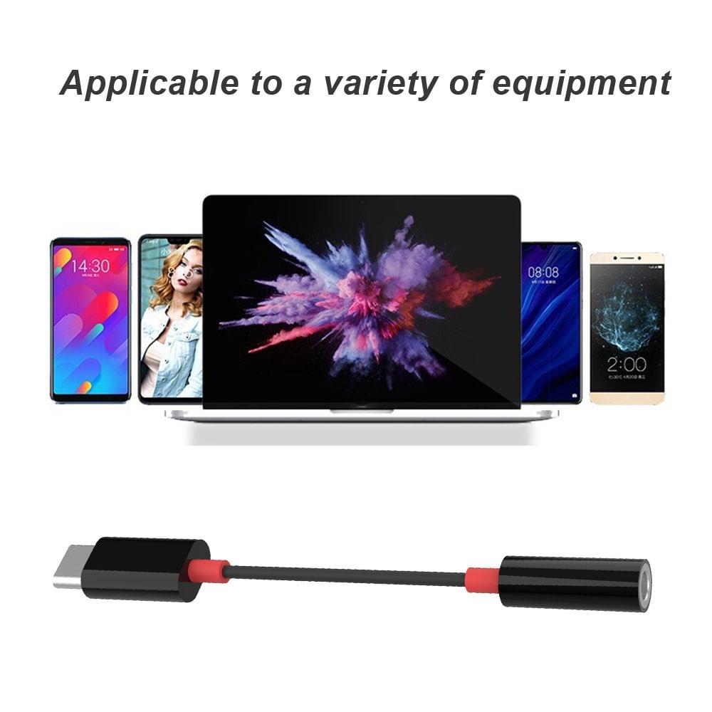 HIFI DAC Earphones Amplifier Type-C to 3.5mm Audio Adapter