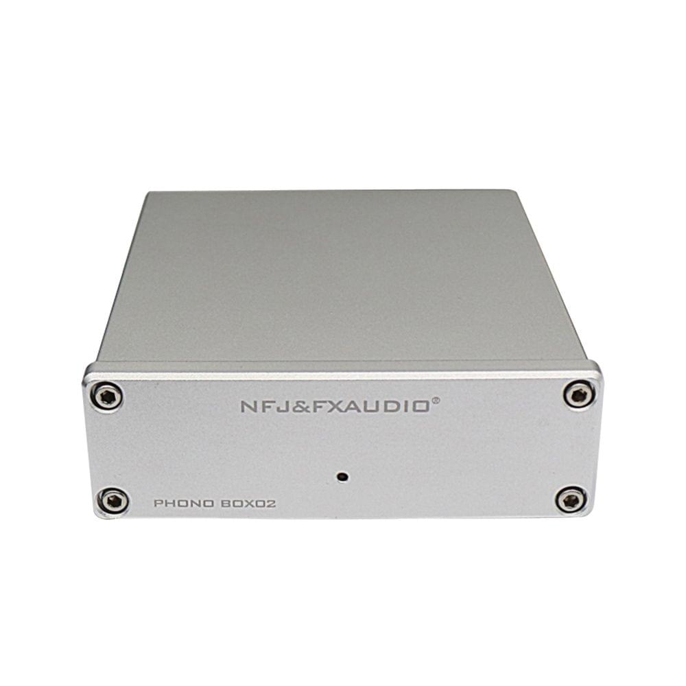 FX-AUDIO BOX-02 Hi-Fi Mini MM&MC Audio Amplifier for Record - EU Plug