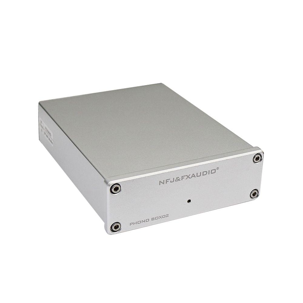 FX-AUDIO BOX-02 Hi-Fi Mini MM&MC Audio Amplifier for Record - EU Plug