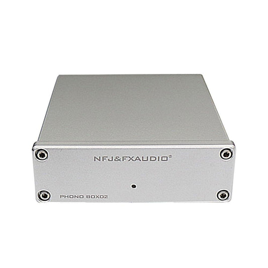 FX-AUDIO BOX-02 Hi-Fi Mini MM&MC Audio Amplifier for Record - EU Plug
