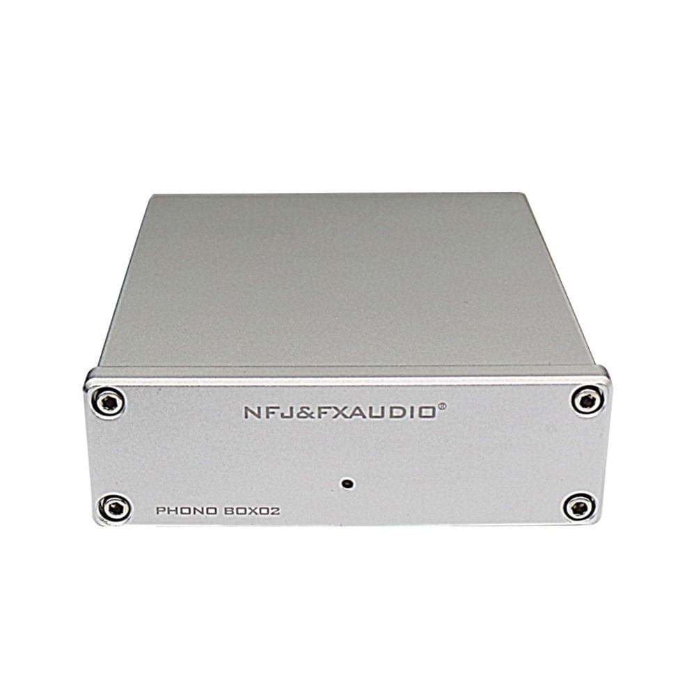 FX-AUDIO BOX-02 Hi-Fi Mini MM&MC Audio Amplifier for Record - EU Plug