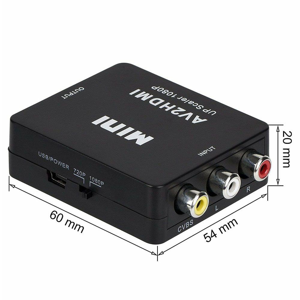 Mini Portable USB Charge Transverter Adjustable 720P/1080P