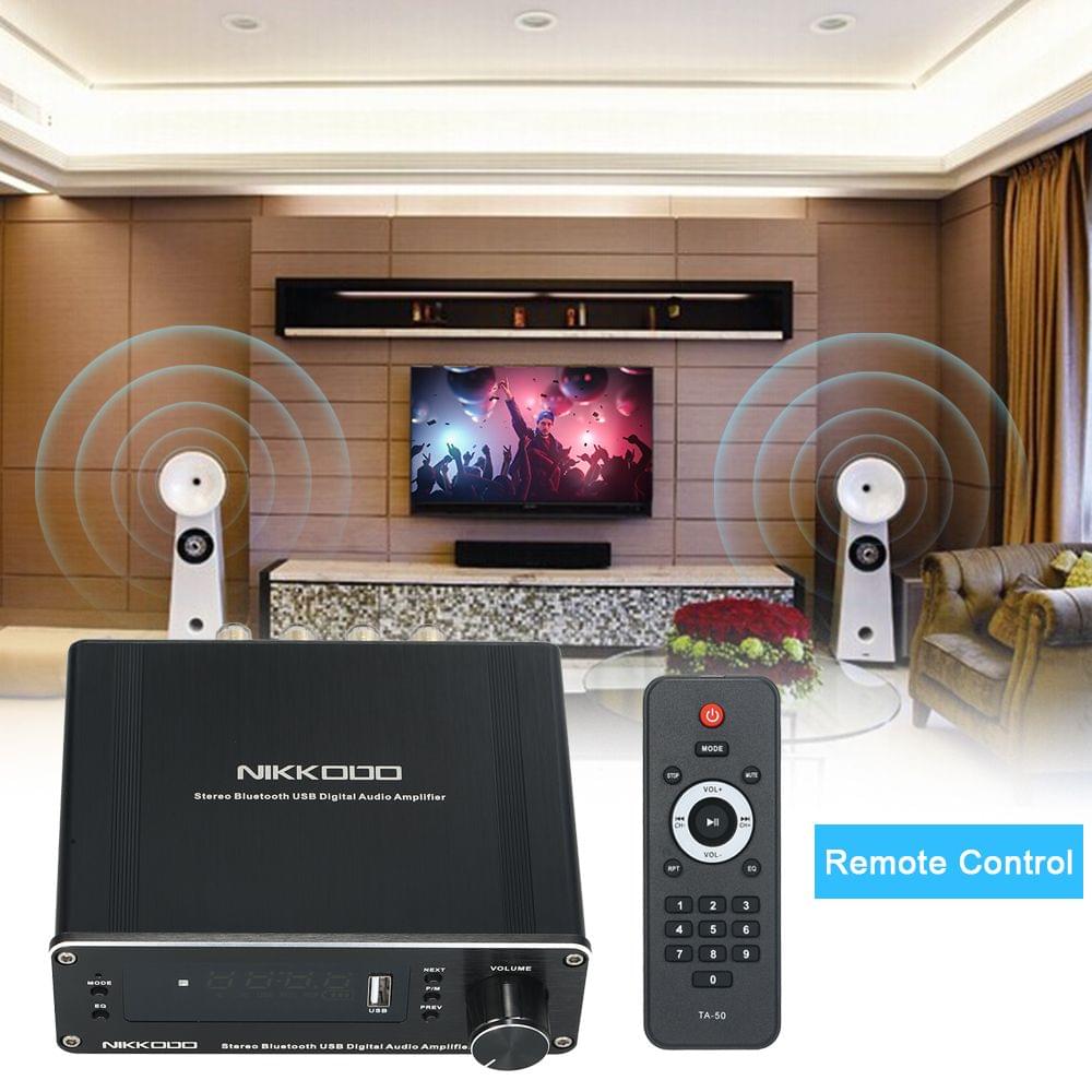 NIKKODO NA-568 Mini HiFi Audio Receiver Amplifier Bluetooth - EU Plug