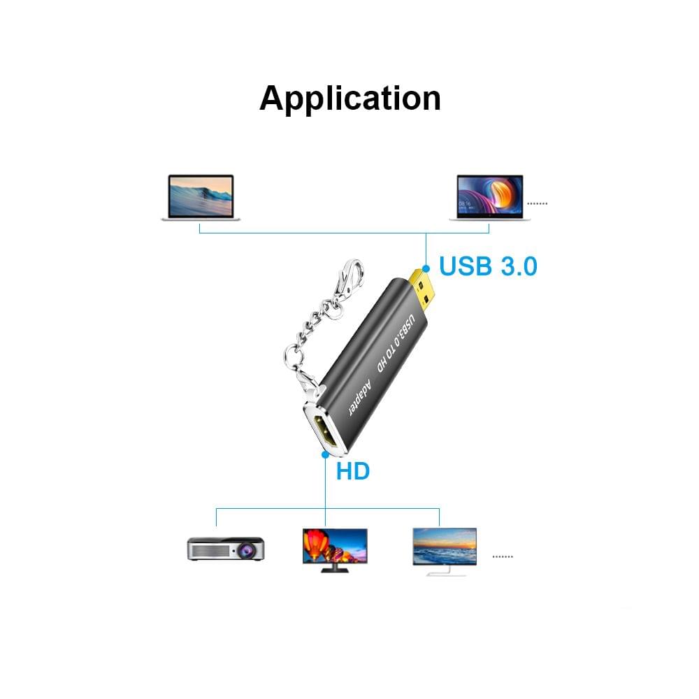 USB 3.0 TO HD Adapter Male to HD Female Adapter Convertor