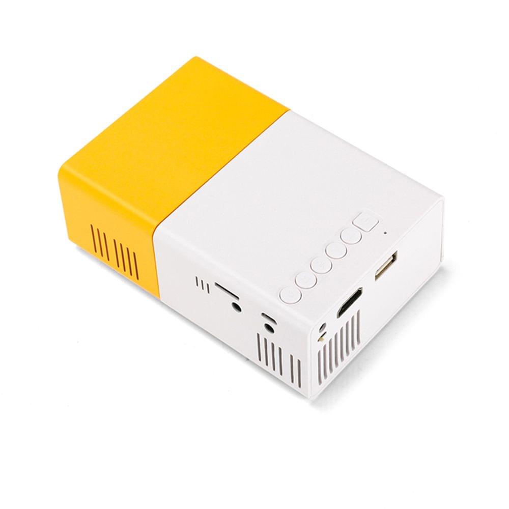 400 Lumens Mini LED Projector Supports 720P / 1080P Portable - EU Plug