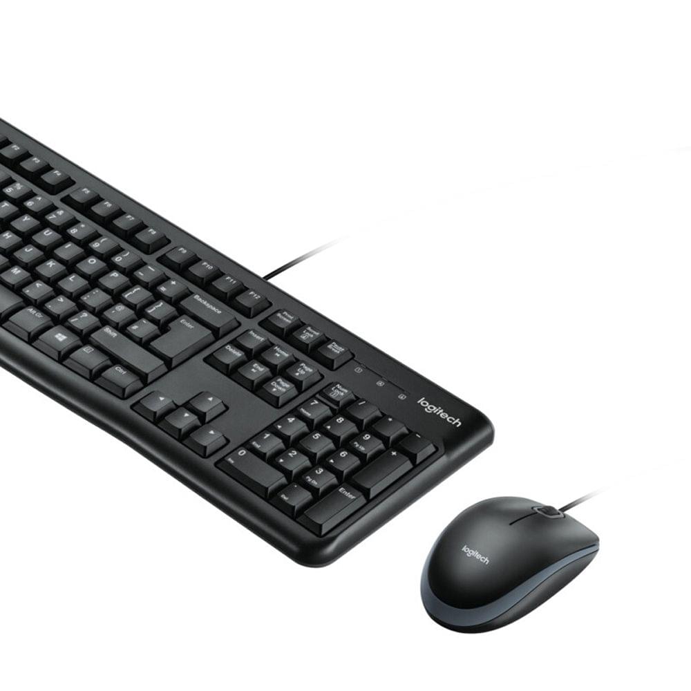 Logitech MK120 Desktop USB Mouse Keyboard Combo Full-size