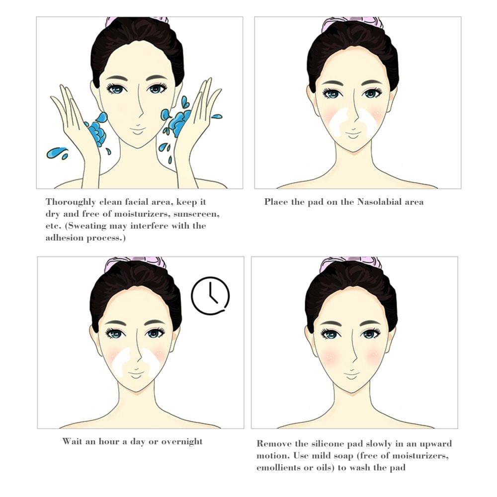 Facial Lip Wrinkle Remover Pad Reusable Medical Grade