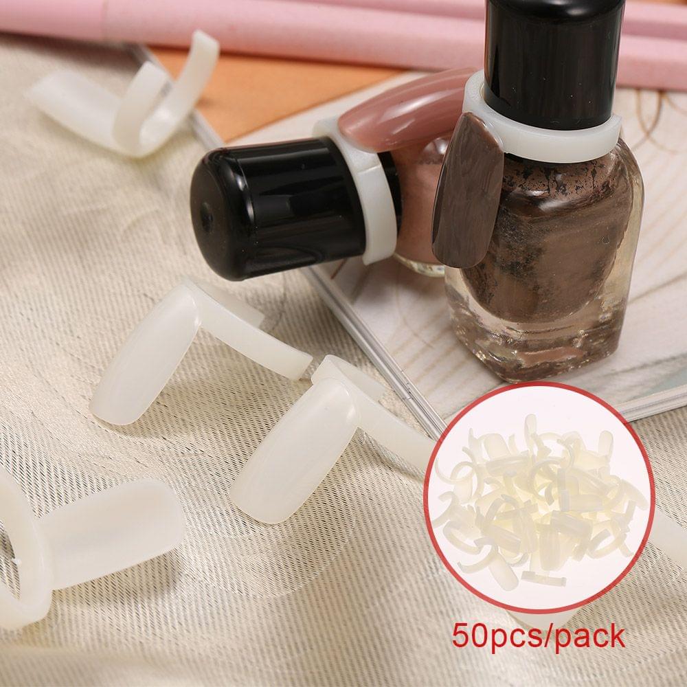 50pcs/pack Nail Polish Art Display Tips Color Ring for Nail