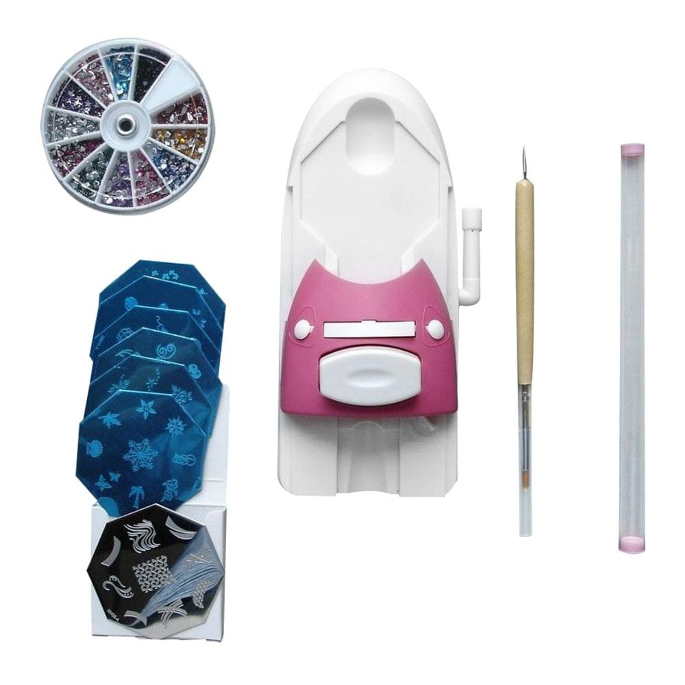 Nail Art Printer Pattern Printed On Nail Manicure Stamping - 1 set