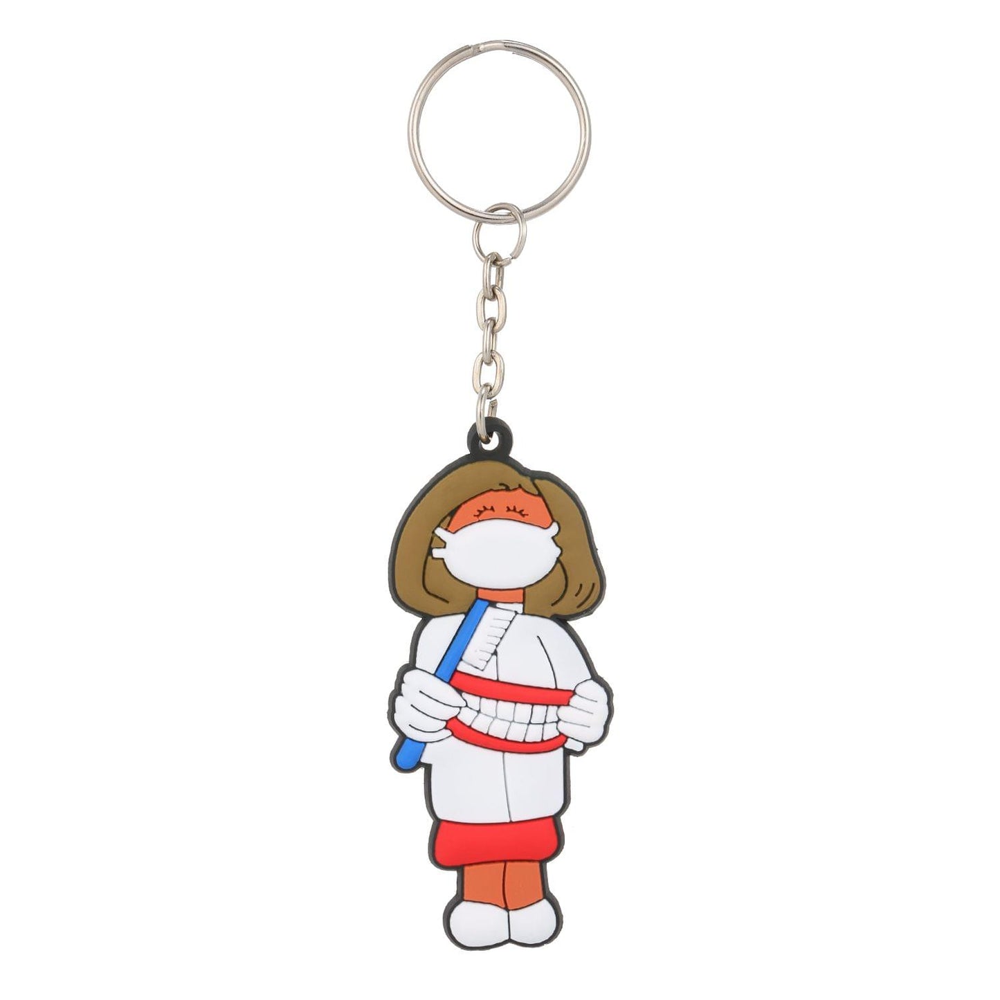 Dental Clinic Gift Cartoon Keychain Dentist Model Shape Key - 1