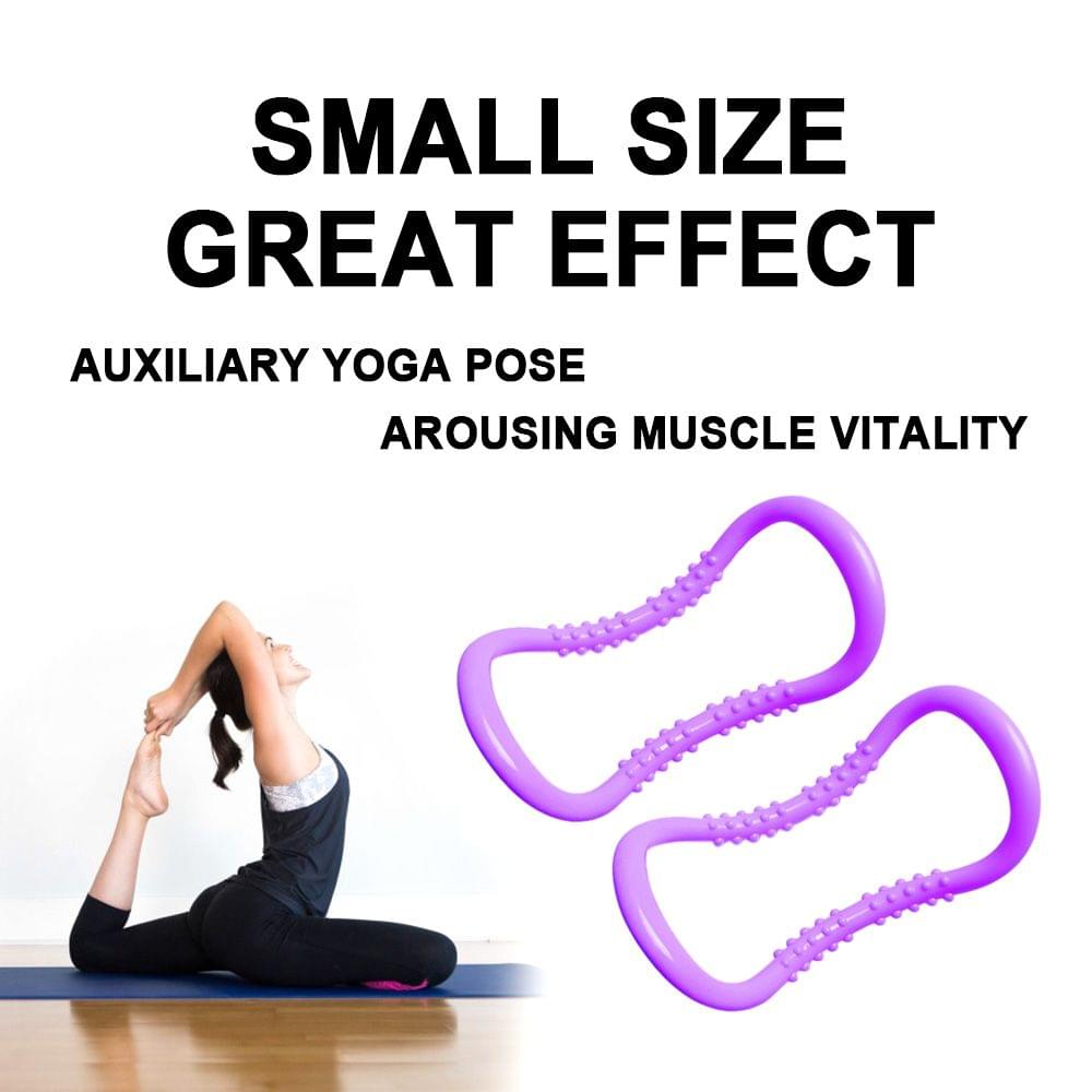 2pcs Yoga Circle Stretch Resistance Ring Pilate Fascia