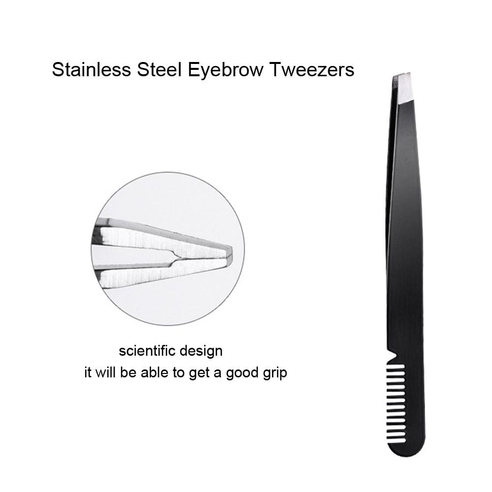 Eyebrow Trimming Kit 4PCS Stainless Steel Eyebrow Tools