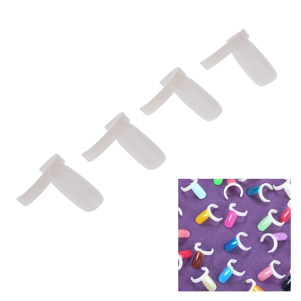 50pcs Professional Acrylic Nail Art Display Tips Practice
