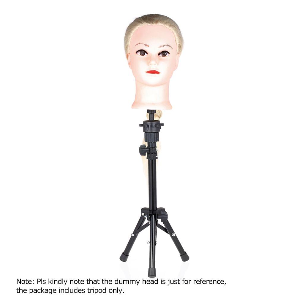 Mini Adjustable Hairdressing Tripod False Head Holder